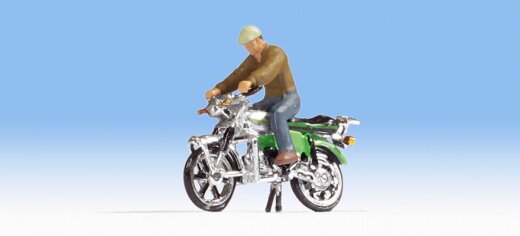 Noch 15914 - H0 Kreidler Florett RS, CalssicBike mit Figur (Werksseitig Ausverkauft)