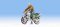 Noch 15914 - H0 Kreidler Florett RS, CalssicBike mit Figur