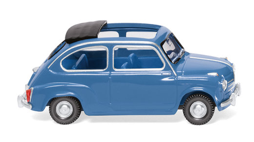 Wiking 9906 - Fiat 600 - brillantblau
