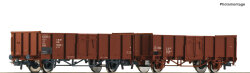 Roco 77035 - H0 2-tlg. Set: Offene G&uuml;terwagen, DR IV