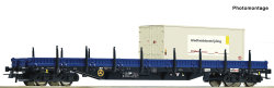 Roco 77686 - H0 Rungenwag.Railpro + Container