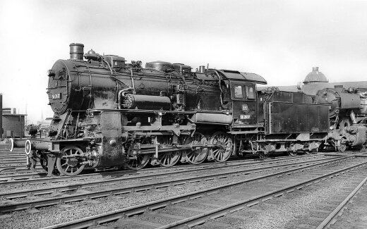 Rivarossi HR2889 - H0 DB, Dampflokomotive Baureihe 56.20, dreidomiger Kessel, in schwarz/roter Lackierung, Ep. III