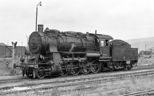 Rivarossi HR2890 - H0 DR, Dampflokomotive Baureihe 56.20, dreidomiger Kessel, in schwarz/roter Lackierung, Ep. III