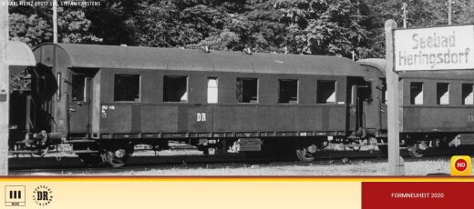 Brawa 46711 - H0 Personenwagen Bip DR, Epoche III