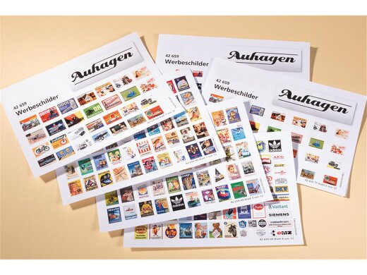 Auhagen 42659 - H0TTN Werbeschilder H0/TT/N
