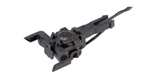 ESU 41002 - Automatische, elektromagnetische Digitalkupplung, verstellbar, mit zwei Einzelkabeln AWG36 schwarz 55mm, Retail