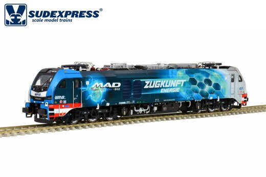 Sudexpress S1592091 - H0 STADLER EURODUAL BR 159 BSAS 159 209 &quot;Turquoise&quot; DC Analogic