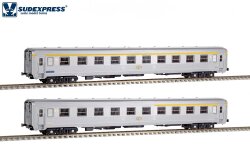 Sudexpress S0219 - H0  SET 2 carruagens sorefame semi...