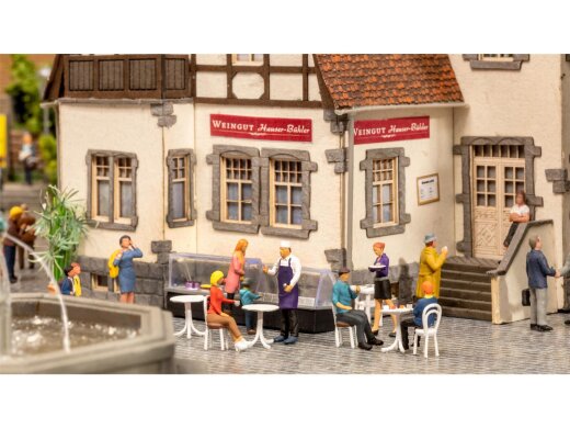 Noch 16245 - H0 Figuren-Themenwelt &quot;Cafe&quot;