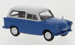 Brekina 27558 - H0 Trabant P 50 Kombi blau, hellgrau, 1960,