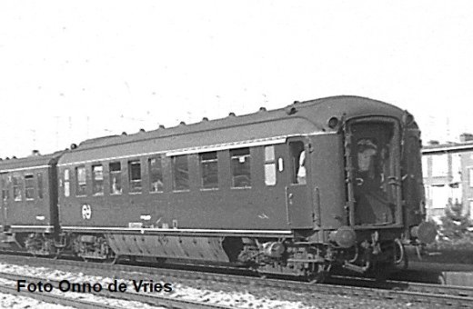 Exact-Train EX10059 - H0 NS AB 50 84 38-37 082-9 Plan K Berlinerblau Koninklijk rijtuig