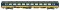 Exact-Train EX11103 - H0 NS ICRm Reisezugwagen Bf( Neue farbe Gelb / Blau) Epoche V