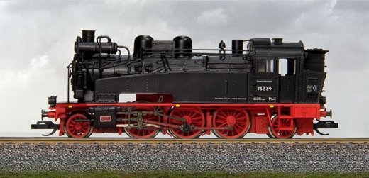 Beckmann 1010 602  TT - Dampflokomotive BR 75.5, 75 539 DR, Epoche III