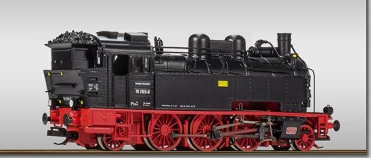 Beckmann 1010 608  TT - Dampflokomotive BR 75.5, 75 1515-8 DR, Epoche IV