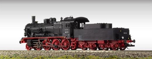 Beckmann 1018 308  TT - Dampflokomotive BR 38 210 DR, Ep. III, niedriger Umlauf