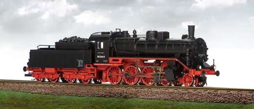 Beckmann 1018 315  TT - Dampflokomotive BR 38 5268-8 DR, Ep. IV, Digital (ZIMO), mit Puffersp.