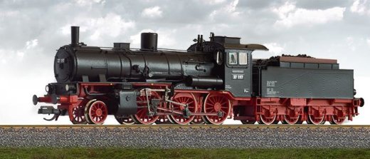 Beckmann 1018 504 TT - Dampflokomotive BR 37 197, Epoche III, Digital (ZIMO), mit Puffersp.
