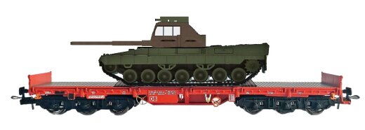 NPE NW 22163 - H0 G&uuml;terwagen Salmms 454 Fahrschulpanzer DB AG EP 5-6