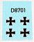 NPE NZ 22336 - H0 Zubeh&ouml;r Decalbogen BW-Hoheitsabzeichen