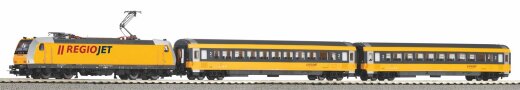 Piko 59019 - PSC wlan S-Set Regiojet Personenzug BR 386 mit 2 wg. A-Gleis &amp; B VI