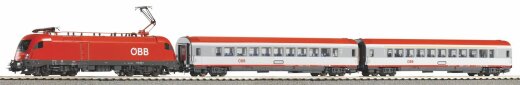 Piko 59104 - H0 PSC wlan S-Set &Ouml;BB Taurus mit 2 Schnellzugwg. A-Gleis &amp; B V