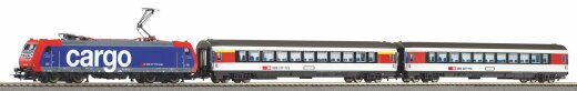 Piko 59107 - PSC wlan S-Set SBB EC Re 484 + 2 Wg. A-Gleis &amp; B VI