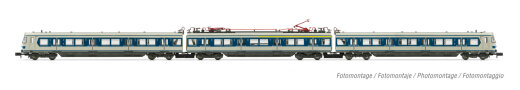 Arnold HN2495 - N DB, 3-tlg. Set elektrischer Triebzug BR 420, zwei Stromabnehmer, in grau/blauer Lackierung, Ep. IV