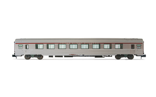 Arnold HN4445 - N SNCF, TEE A8u Reisezugwagen &bdquo;Paris - Ruhr&quot;, in silberner Lackierung, Ep. IV