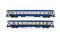 Arnold HN4447 - N SNCF, Liegewagen DEV AO B10c10, in blau-grauer Farbgebung mit &bdquo;Nouille&ldquo;-Logo, Ep. IV