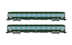 Arnold HN4448 - N SNCF, 2-tlg. Set DEV AO Reisezugwagen...