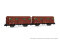 Arnold HN6575 - N RENFE, 2-tlg. Set 2-achs. gedeckte G&uuml;terwagen J2, in urspr&uuml;nglicher Lackierung, Ep. III-IV