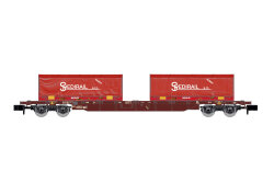 Arnold HN6654 - N FS, 4-achs. Containerwagen Sgnss in...
