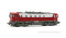 Rivarossi HR2929 - H0 HUPAC, Diesellokomotive Rh. D.753.7 in rot/hellgrauer Lackierung, Ep. V-VI