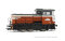 Rivarossi HR2932 - H0 Mercitalia Shunting &amp; Terminal, Diesel-Rangierlokomotive Rh. D.245 in rot/dunkelgrauer Lackierung mit wei&szlig;em Streifen, Ep. VI