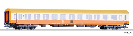 Tillig 501854 - TT Reisezugwagen 2. Klasse &bdquo;St&auml;dteexpress&ldquo;, Bauart Halberstadt, der DR, Ep. IV