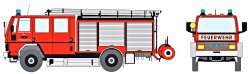 Loewe 4034 - FORD Cargo 1320 - LF 16 - Freiw. Feuerwehr...