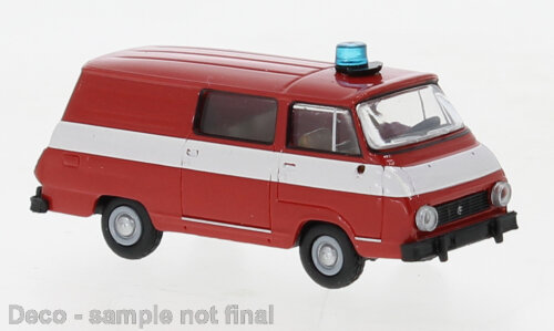 30812 - Brekina, Skoda 1203 Halbbus, rot, 1969, Feuerwehr, 1:87