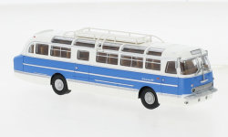 Brekina 59471 - Ikarus 55 Reisebus weiss, blau, 1968,