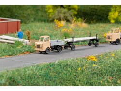 Auhagen 44658 - N Multicar M22 Pritsche mit Langmaterialanh&auml;nger