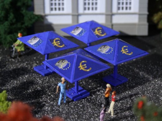 Vollmer 42003 - H0 Euro-Sonnenschirm, 4 St&uuml;ck**Auslauf**