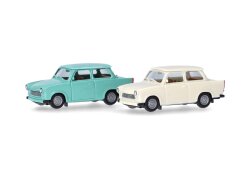 Herpa 013910 - MiniKit 2x Trabant 601 Limousine