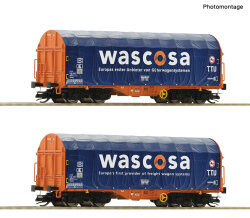 Roco 6680006 - TT 2er Set Schiebeplanenwag. Waso Ep. VI