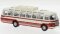 Brekina Starline 58237 - Brekina Starline, Skoda 706 RTO Lux, weiss/rot, 1:87