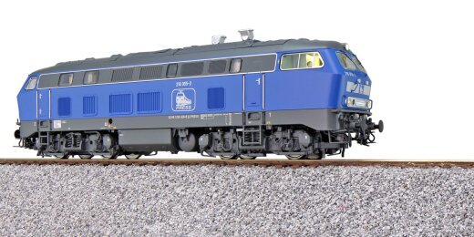 ESU 31009 - Diesellok, H0, BR 218, 218 055 Press, blau, Ep VI, Vorbildzustand um 2019, Sound+Rauch, DC/AC