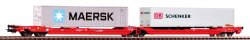 Piko 24619 - T3000e DB AG  VI, beladen mit 1x Container...