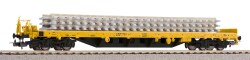 Piko 24501 - Flachwg. Rs Bauzug VI, beladen mit...