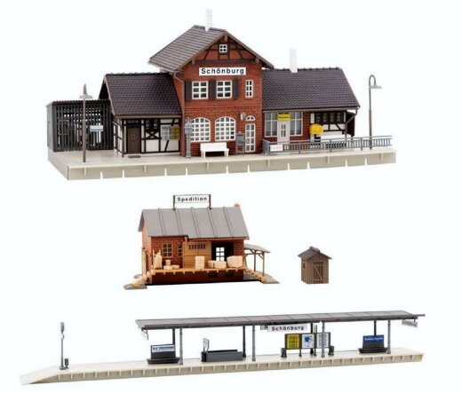 Faller 293062 - TT Aktions-Set Bahnhof Sch&ouml;nburg