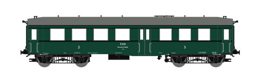 Saxonia 120053 - TT Reisezugwagen &quot;Altenberg&quot; BCalm 2./3. Klasse CSD IIIa