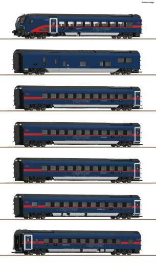 Roco 5510004 - 7-tlg. Set: Nightjet, &Ouml;BB DCC