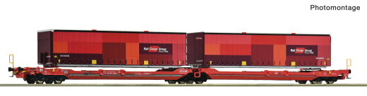 ROCO 6600033 - Doppeltaschen-Gelenkwagen T3000e &Ouml;BB/RCW Ep.VI DC